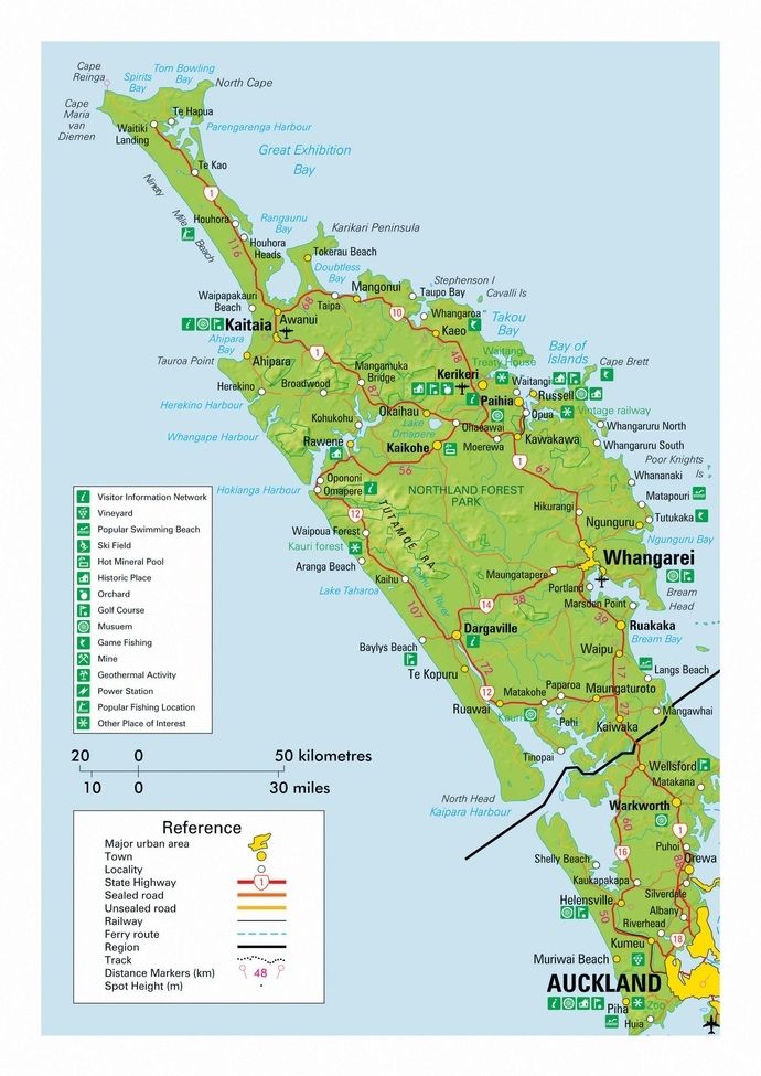 The North Island Scenic State Highways