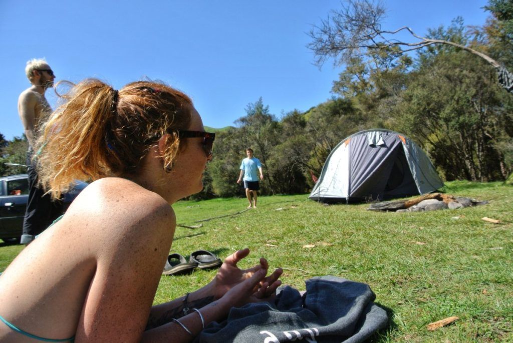 Camping in New Zealand